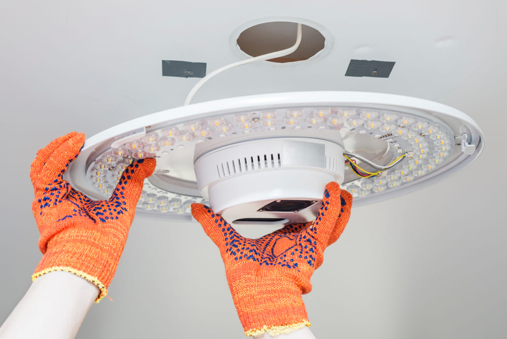 como arreglar una serie de luces led