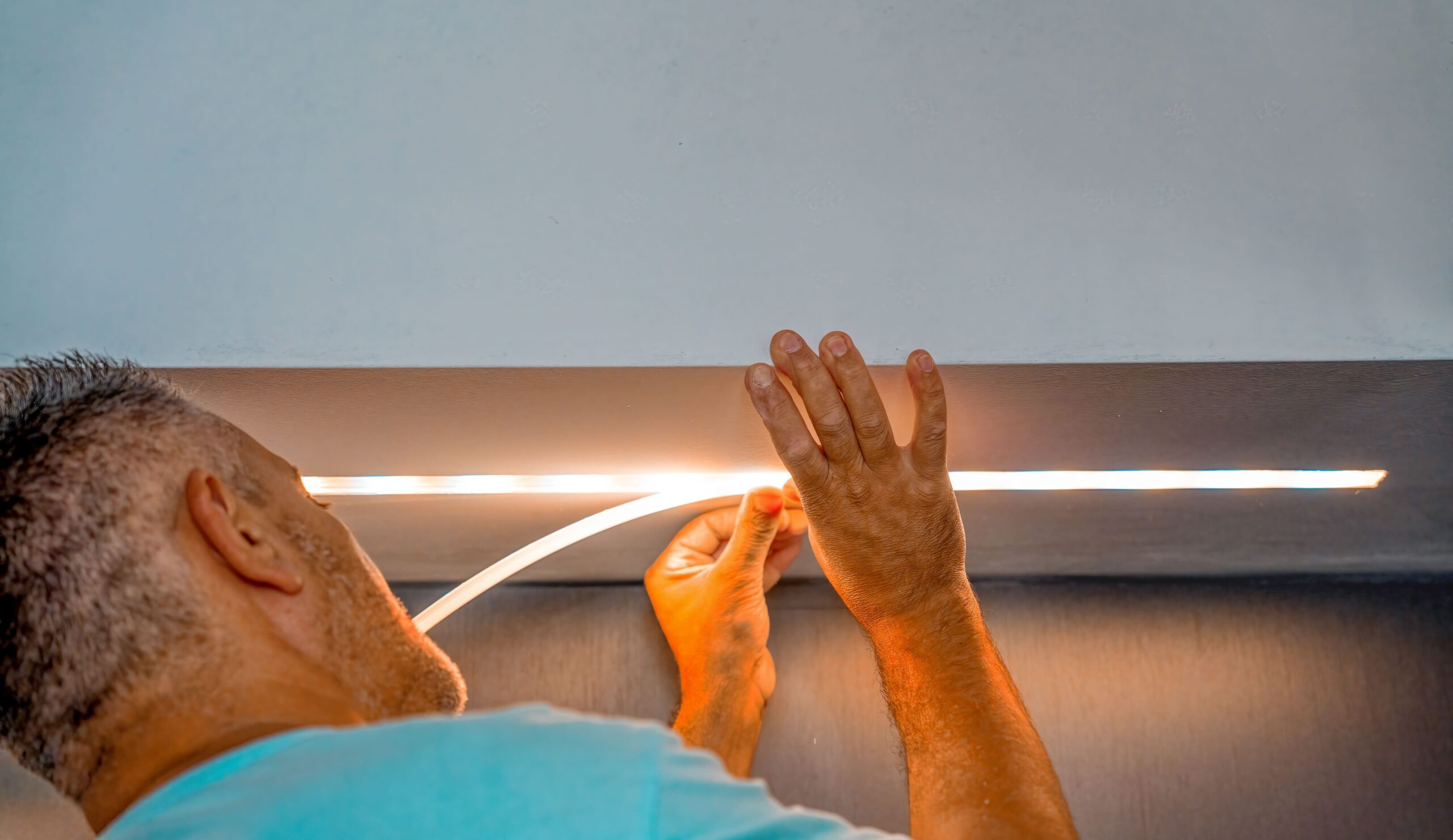 decoración con tiras led